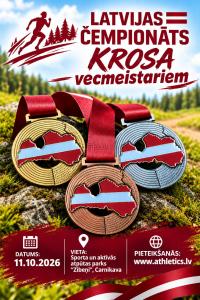 LATVIJAS ČEMPIONĀTS KROSĀ VECMEISTARIEM