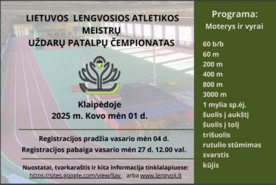 LIETUVOS VETERANŲ 2025 ATVIRAS ŽIEMOS ČEMPIONATAS