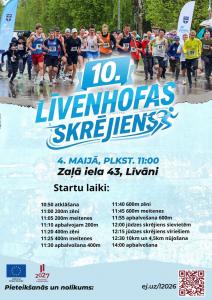 10. Līvenhofas skrējiens un LČ vecmeistariem 10km