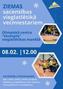 Ventspils  ziemas sacensības vieglatlētikā senioriem